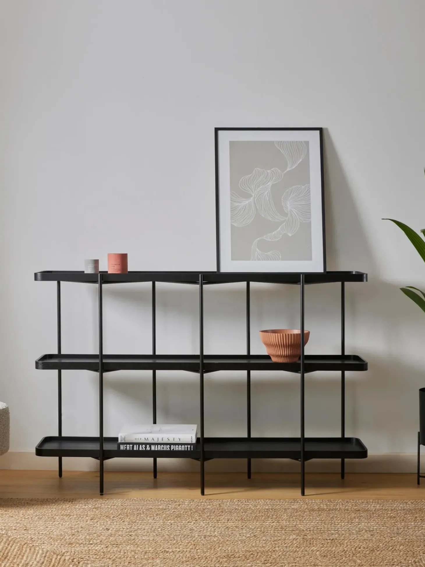 Estanteria De Madera Y Metal Renee