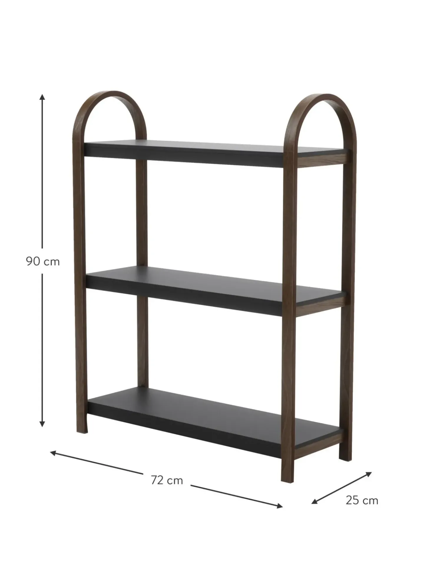 Estanteria De Madera Y Metal Bellwood