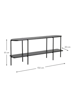Estanteria De Madera Y Metal Gugge