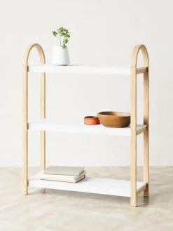 Estanteria De Madera Y Metal Bellwood