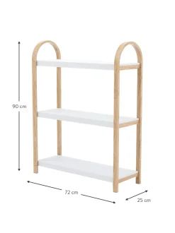 Estanteria De Madera Y Metal Bellwood