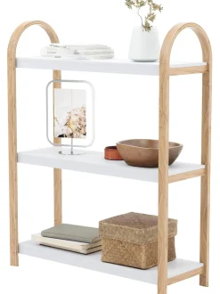 Estanteria De Madera Y Metal Bellwood