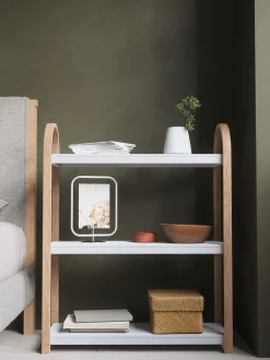 Estanteria De Madera Y Metal Bellwood