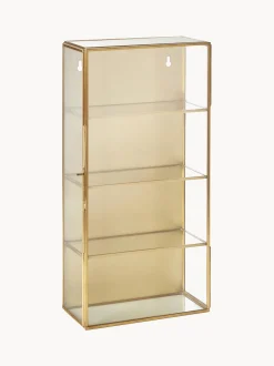 Estanteria De Pared De Metal Y Vidrio Ada