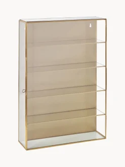 Estanteria De Pared De Metal Y Vidrio Ada