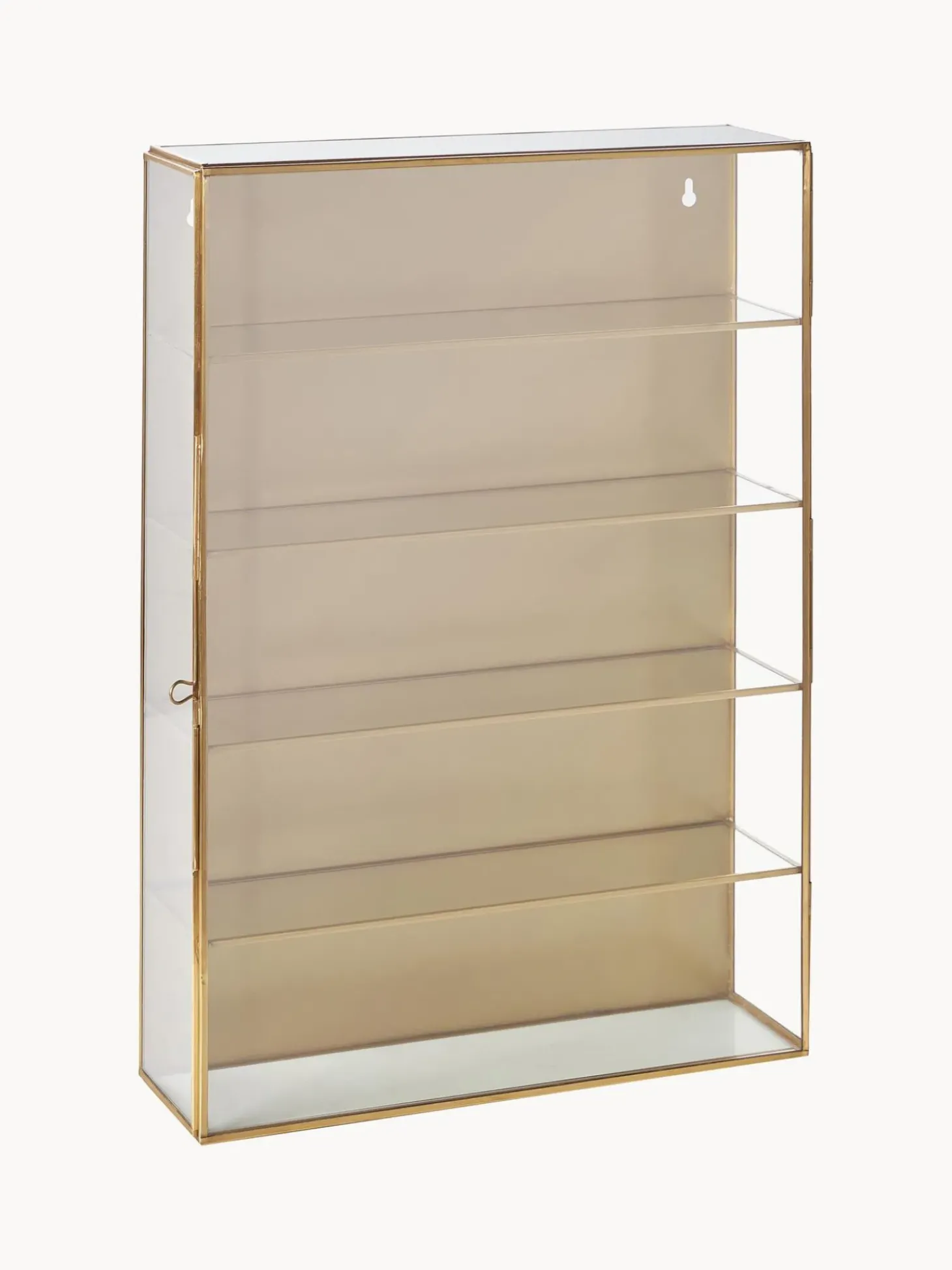 Estanteria De Pared De Metal Y Vidrio Ada