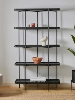 Estanteria Grande De Madera Y Metal Renee