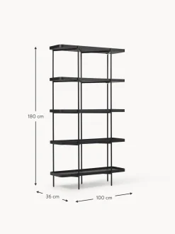 Estanteria Grande De Madera Y Metal Renee