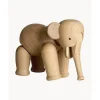 Figura Decorativa De Maderade Roble De Diseno Elefant