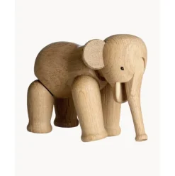 Figura Decorativa De Maderade Roble De Diseno Elefant