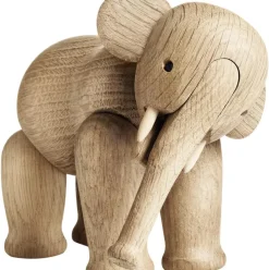 Figura Decorativa De Maderade Roble De Diseno Elefant