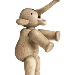Figura Decorativa De Maderade Roble De Diseno Elefant