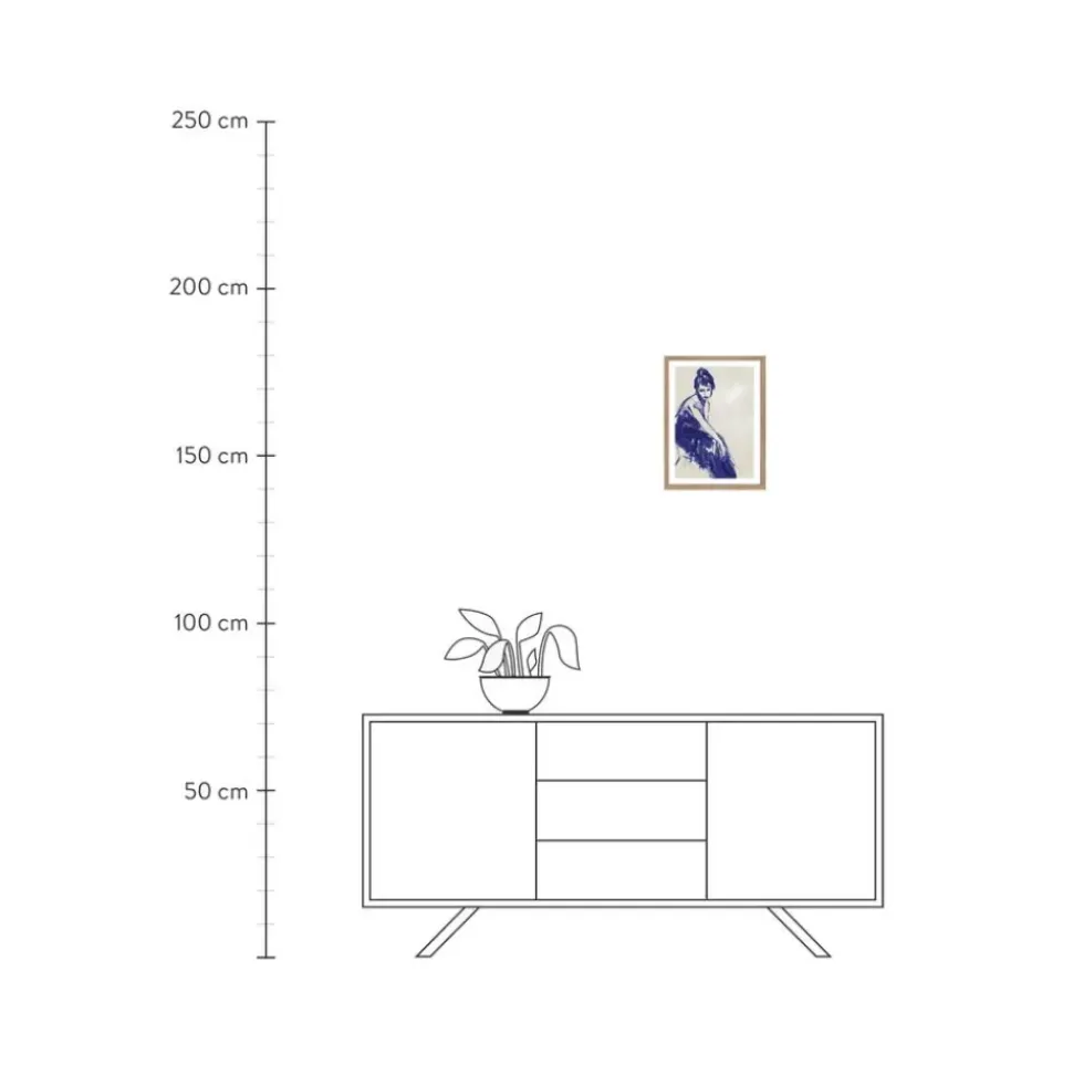 Impresion Digital Enmarcada Just A Little While