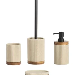 Jabonera Con Madera Laura