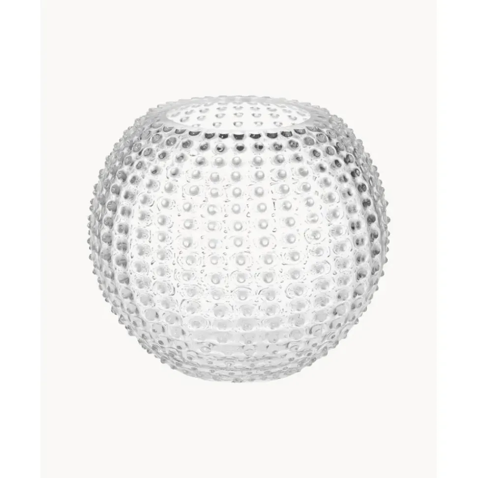 Jarron Artesanal Con Relieves Hobnail