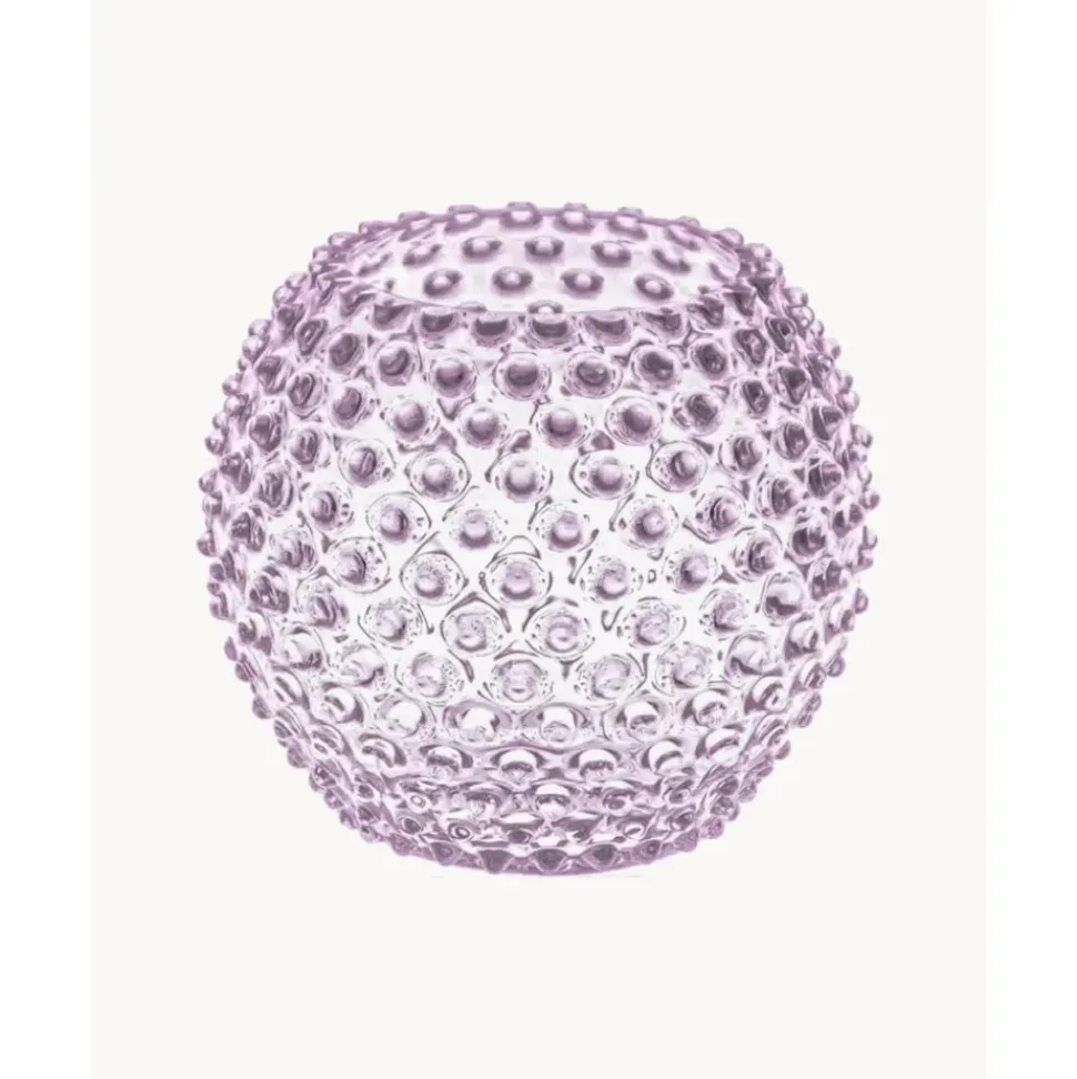 Jarron Artesanal Con Relieves Hobnail