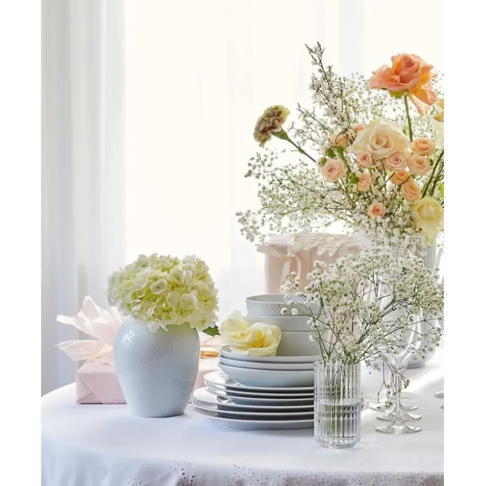 Jarron Artesanal De Porcelana Rhombe, 17 Cm