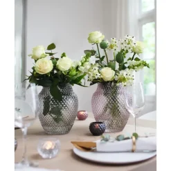 Jarron Artesanal De Vidrio Poesia