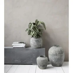 Jarron De Suelo De Cemento Rustik
