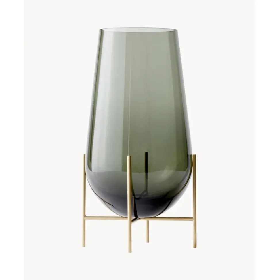 Jarron De Suelo Soplado Artesanalmente Echasse