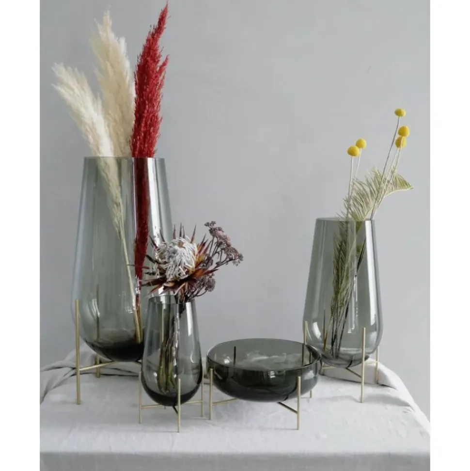 Jarron De Suelo Soplado Artesanalmente Echasse