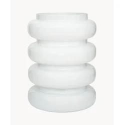 Jarron De Vidrio Reciclado De Diseno Bulb