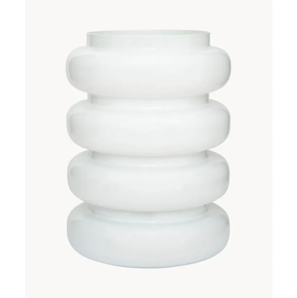 Jarron De Vidrio Reciclado De Diseno Bulb