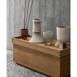 Jarron De Vidrio Soplado Artesanalmente Opal, 20 Cm