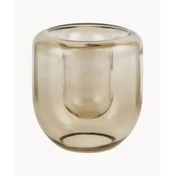 Jarron De Vidrio Soplado Artesanalmente Opal, 16 Cm