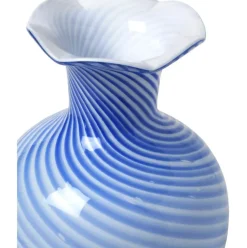 Jarron De Vidrio Soplado Artesanalmente Mella