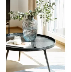 Jarron De Vidrio Soplado Artesanalmente Dorinia