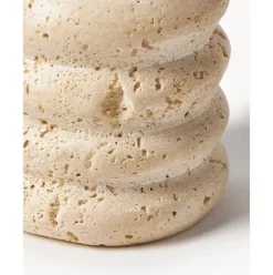 Jarron Pequeno Decorativo De Travertino Cleighton