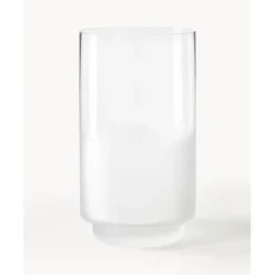 Jarron Soplado Artesanalmente Milky