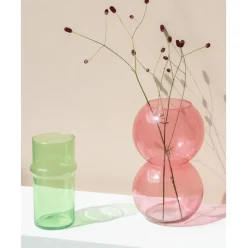 Jarron Soplado Artesanalmente De Diseno Bulb