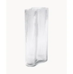 Jarron Soplado Artesanalmente Con Relieve De Diseno Dawn