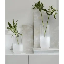 Jarron Soplado Artesanalmente Milky