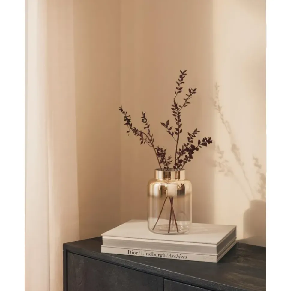 Jarron Soplado Artesanalmente Uma