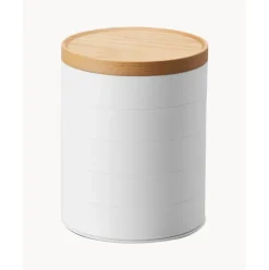 Joyero Con Tapadera De Madera Tosca, 5 Niveles