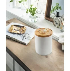 Joyero Con Tapadera De Madera Tosca, 5 Niveles