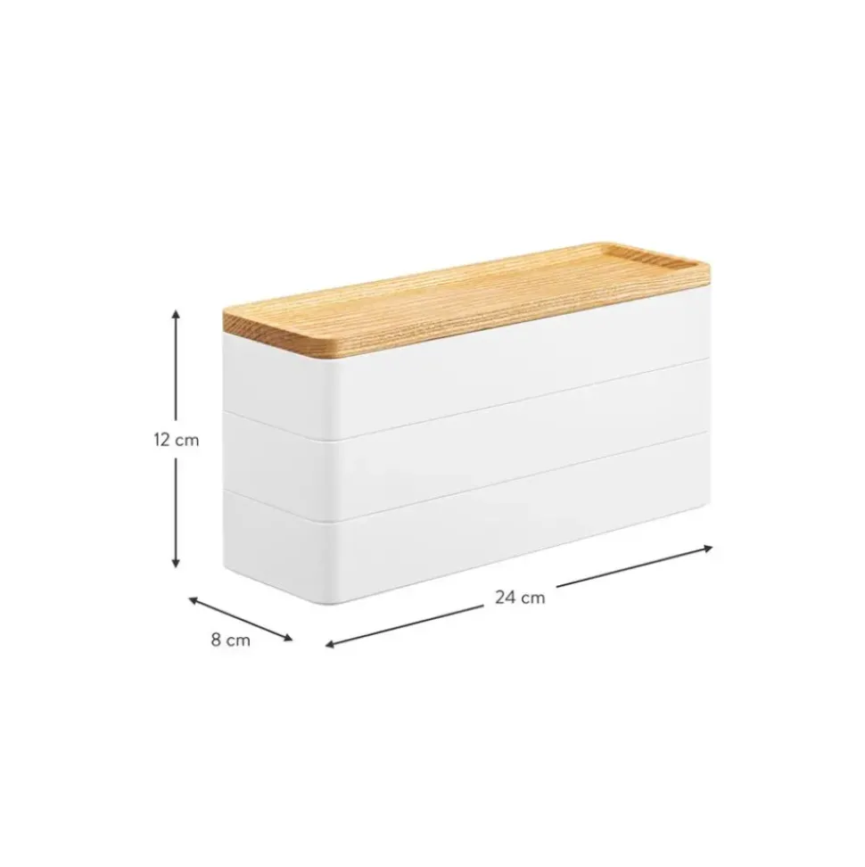 Joyero Con Tapadera Rin, 3 Niveles