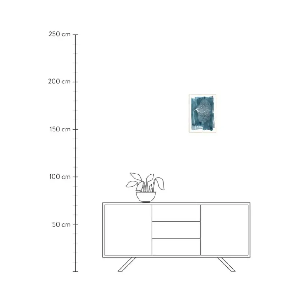 Lamina Decorativa White Ginko