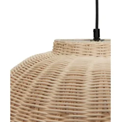 Lampara De Techo Artesanal De Ratan Chand