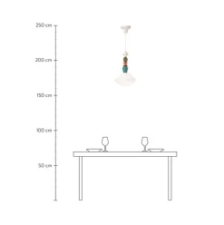 Lampara De Techo Artesanal De Diseno Lariat