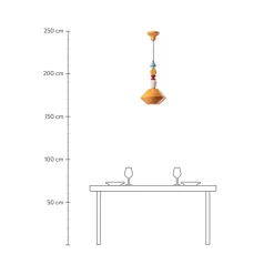 Lampara De Techo Artesanal De Diseno Lariat