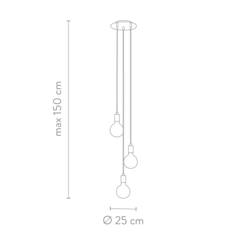 Lampara De Techo Cluster Pequena Sky