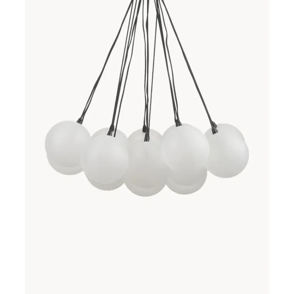 Lampara De Techo Cluster De Vidrio Lyna