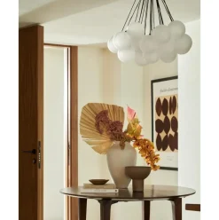 Lampara De Techo Cluster De Vidrio Lyna