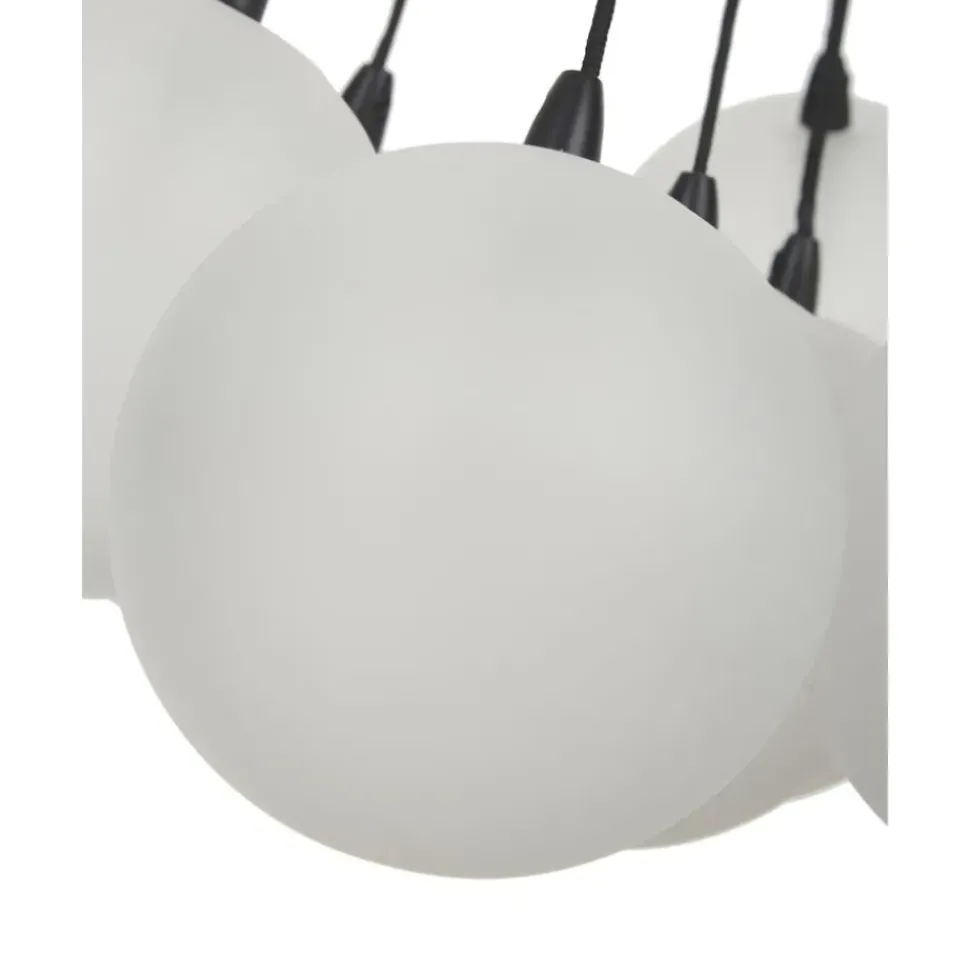 Lampara De Techo Cluster De Vidrio Lyna