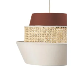 Lampara De Techo Con Tejido Vienes Klea