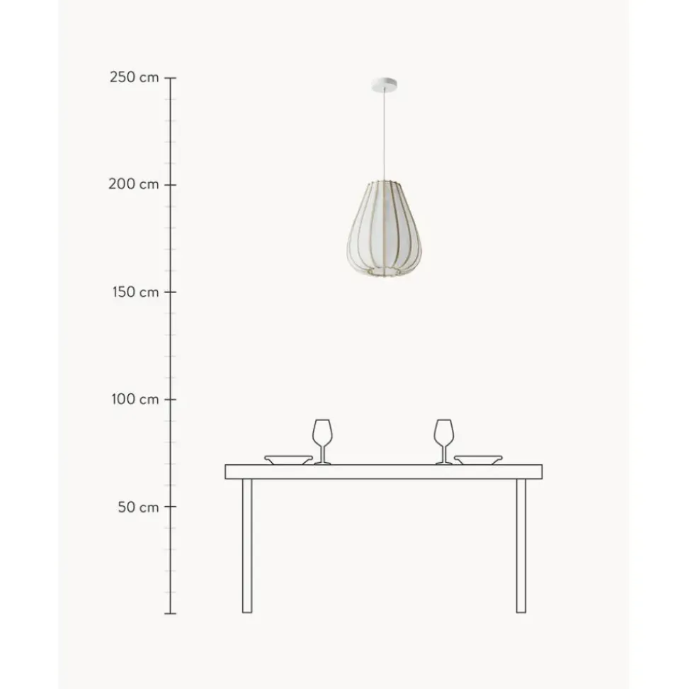 Lampara De Techo De Bambu Salma